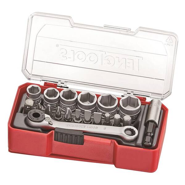 Sada hlavíc Teng Tools TJ1419 (19 ks) 


