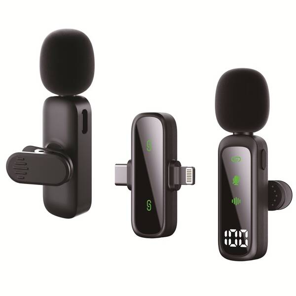 Mikrofón WG 2 in 1 Wireless Microphone PRO čierny

