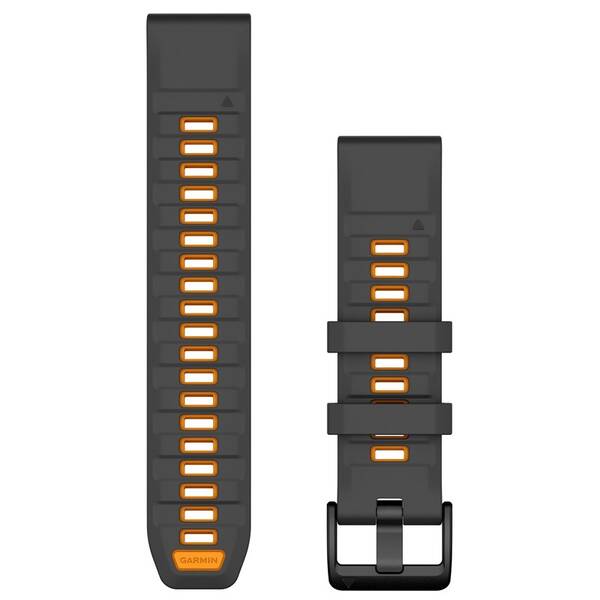 Remienok Garmin QuickFit (22 mm) sivý/oranžový

