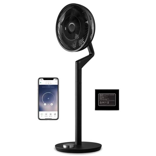 Ventilátor stojanový Duux Whisper Ultimate Smart Black+ battery pack 

