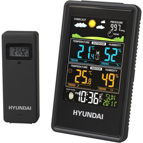 Meteorologická stanica Hyundai WS 2350 čierna

