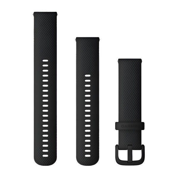 Remienok Garmin Quick Release (20 mm), silikonový čierny

