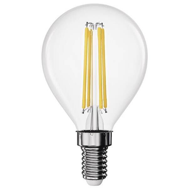 LED žiarovka EMOS Filament Mini Globe, 1,8 W, E14, teplá biela 

