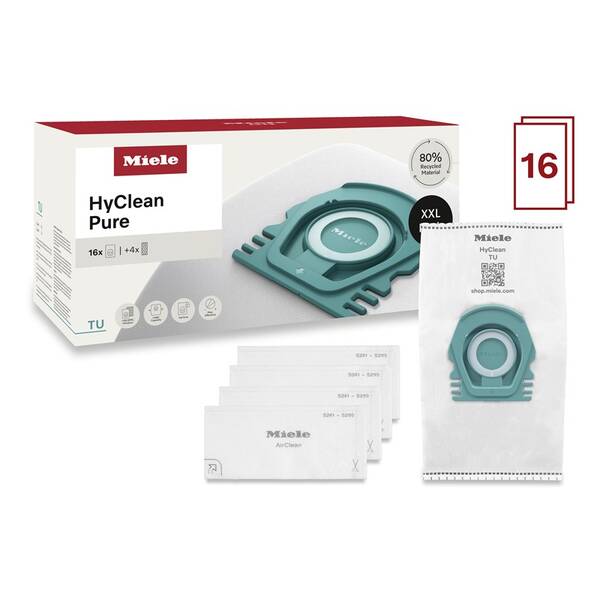 Vrecká pre vysávače Miele HyClean Pure TU (16 ks) 


