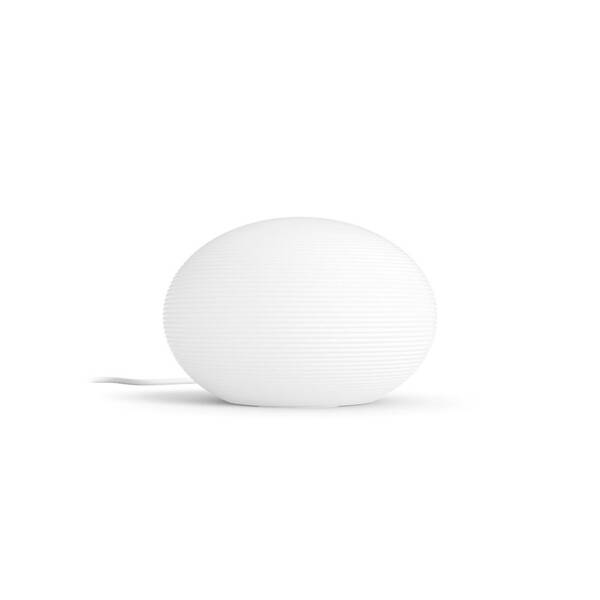 Stolové svietidlo Philips Flourish Hue table EU/UK 1xA60 WCA biele/sklo

