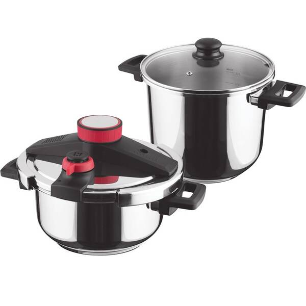 Tlakový hrniec Lamart LT1230 Steam, 4 + 7 l nerez


