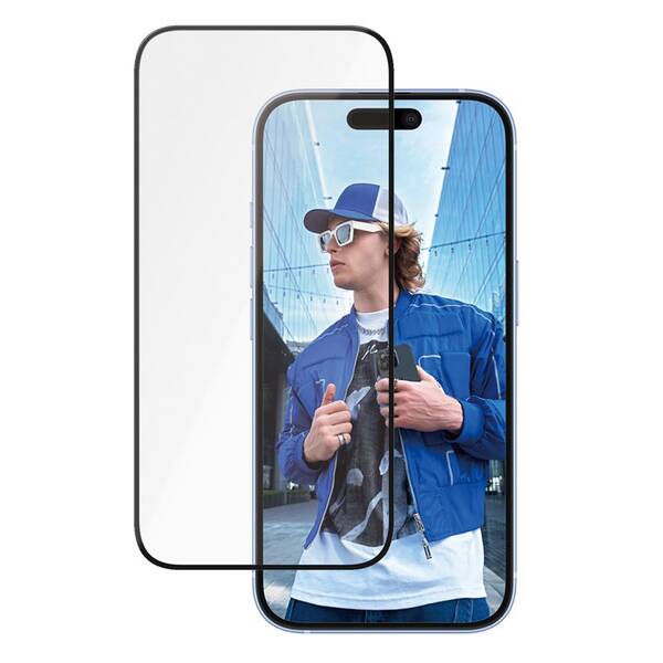 Tvrdené sklo PanzerGlass Ceramic na Apple Iphone 16/15 s inštalačným rámčekom 

