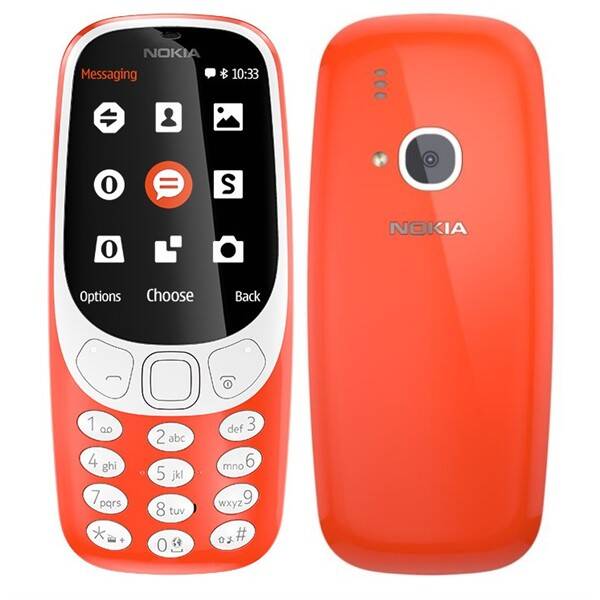 Mobilný telefón Nokia 3310 (2017) Dual SIM červený


