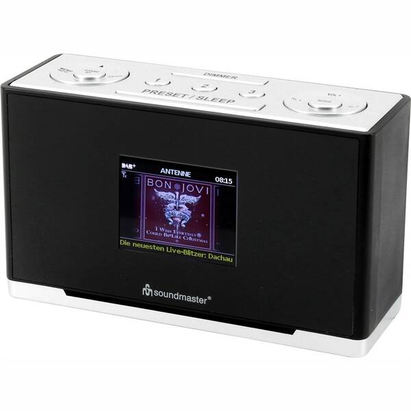 Rádiobudík Soundmaster UR240SW čierny

