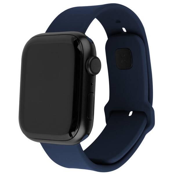 Remienok FIXED Silicone Sporty Strap na Apple Watch 42/44/45mm modrý

