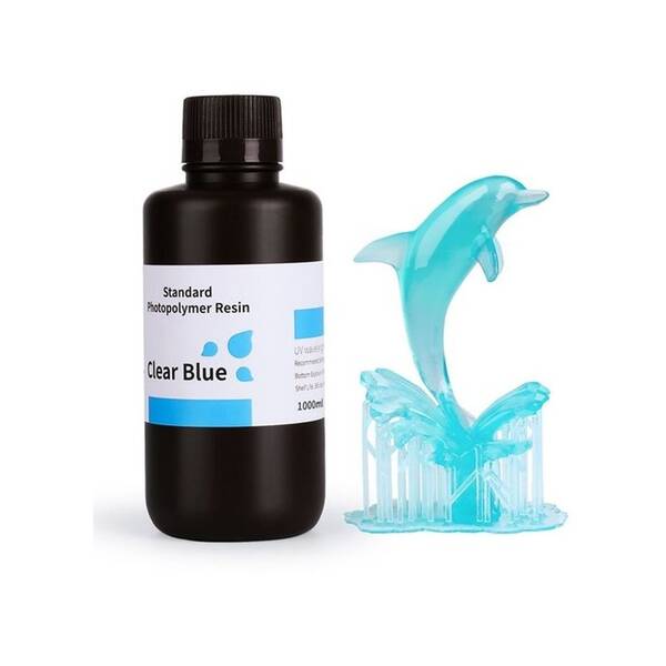UV resin Elegoo Štandard 1kg - jasne modrý 

