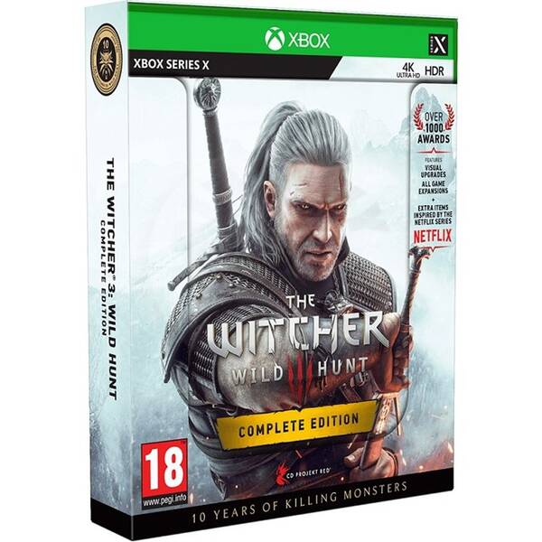 Hra CD Projekt Xbox Series X The Witcher 3: The Wild Hunt - Complete Edition  + 10th Anniversary Steelbook 

