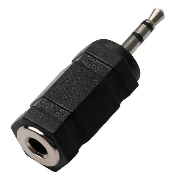 Redukcia GoGEN 2,5mm/3,5mm jack, stereo čierna

