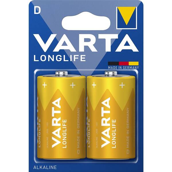 Batéria alkalická Varta D, LR20, blister 2ks 

