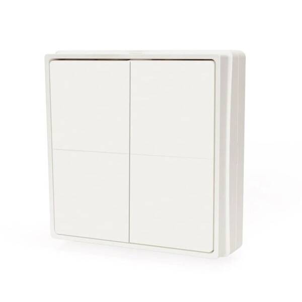 Vypínač Shelly BLU Wall Switch 4, BT biely

