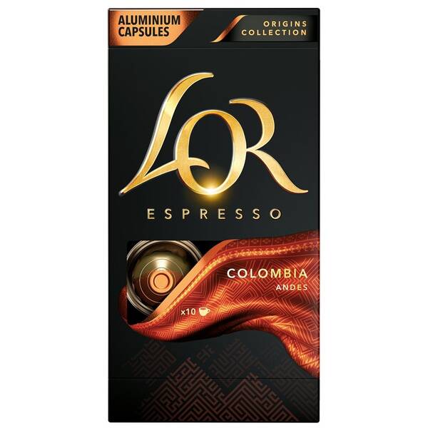 Kapsuly pre espressá L’OR COLOMBIA (10 ks) 

