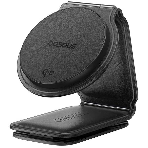 Držiak na mobil Baseus PrimeTrip C02 s Qi2 čierny

