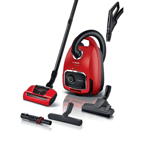 Podlahový vysávač Bosch BGL6PET1 červený

