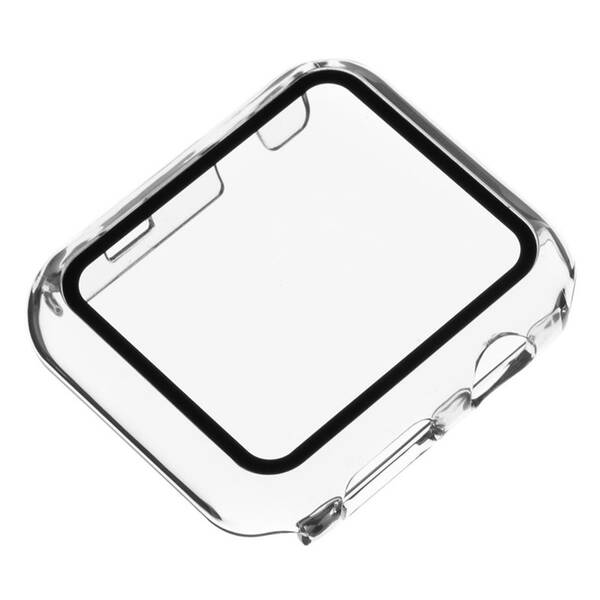 Ochranné puzdro FIXED Pure s temperovaným sklom na Apple Watch 40mm priehľadné

