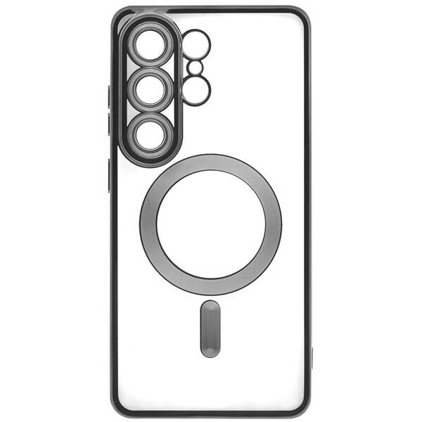 Kryt na mobil WG Magic Eye Magnet na Samsung Galaxy S26 Ultra 5G čierny/priehľadný

