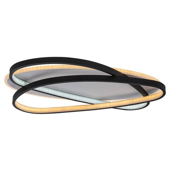 LED stropné svietidlo Rabalux Brantiel 71470 čierne/biele

