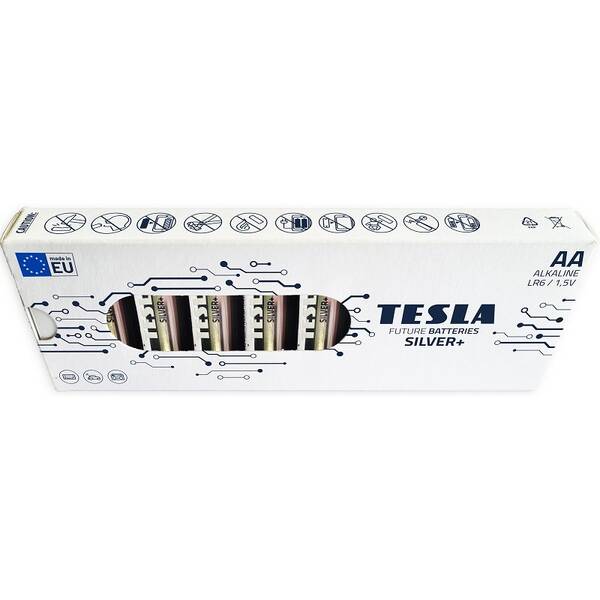 Batéria alkalická Tesla AA SILVER+EU 10KS 

