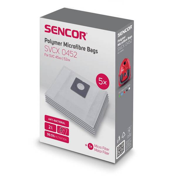 Vrecká pre vysávače Sencor SVC 45/52 (5 ks) 

