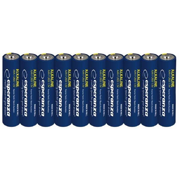 Batéria alkalická Esperanza EZB115 AAA (10 ks) 

