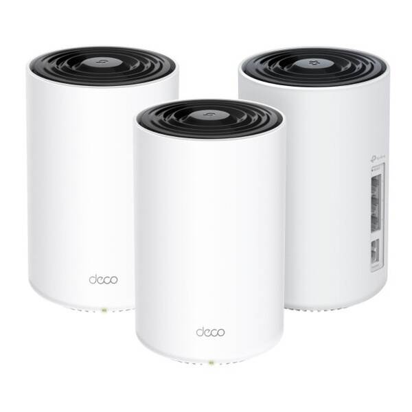 Router TP-Link Deco PX10 Wi-Fi 6 AX1500 + Powerline AV1000 (3-pack) biely

