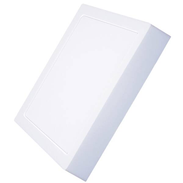 LED stropné svietidlo Solight CCT, prisadené, 24W, 1800lm, 3000K-6000K, štvorcové biele

