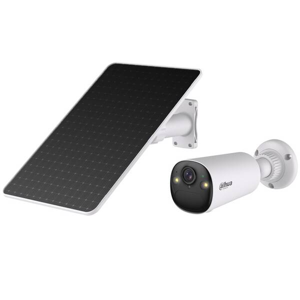 IP kamera Dahua KIT BF4CP-4G, Bullet, 4G, 4Mpix + 8W solárny panel biela

