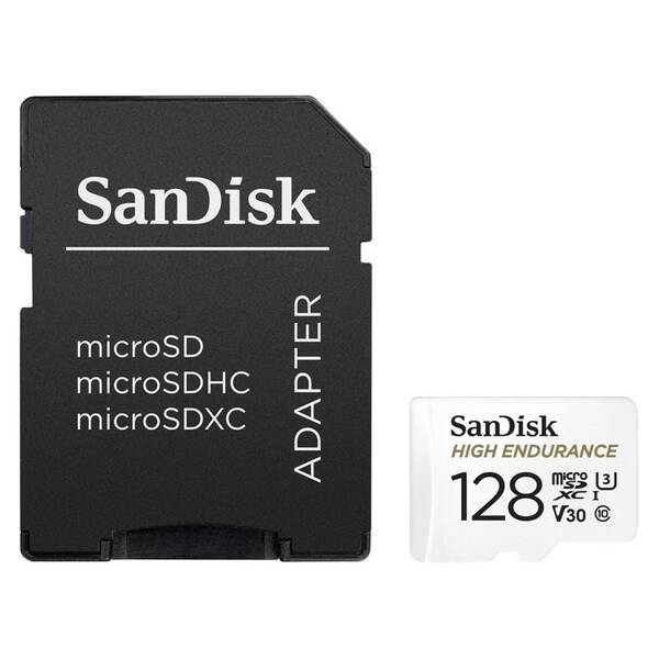 Pamäťová karta SANDISK 128 GB + adaptér 

