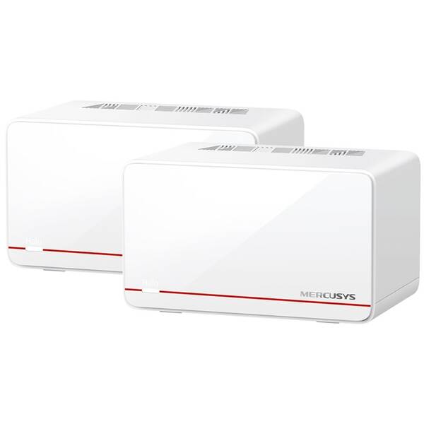 Kompletný Wi-Fi systém Mercusys Halo H37BE (2 ks) biely


