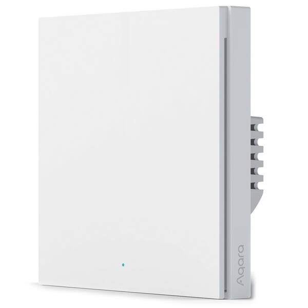 Vypínač Aqara Smart Wall Switch H1 EU (No Neutral, Single Rocker) biely

