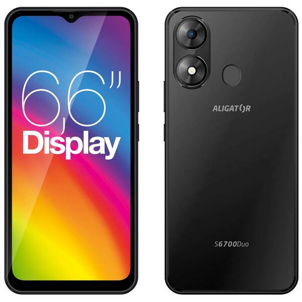 Mobilný telefón Aligator S6700 Senior 4 GB / 128 GB čierny

