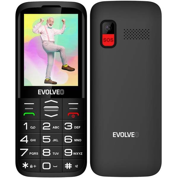 Mobilný telefón Evolveo EasyPhone XO čierny

