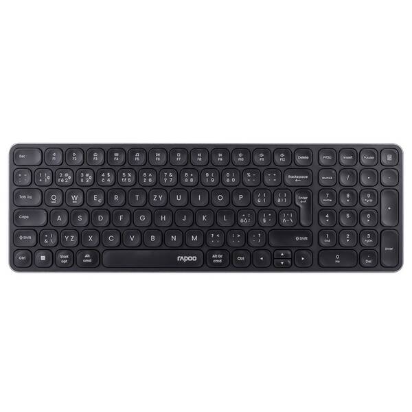 Klávesnica Rapoo E9310M multi-mode, CZ/SK layout čierna

