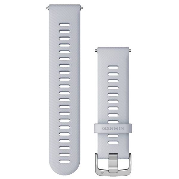 Remienok Garmin Quick Release (22 mm), pracka silver biely

