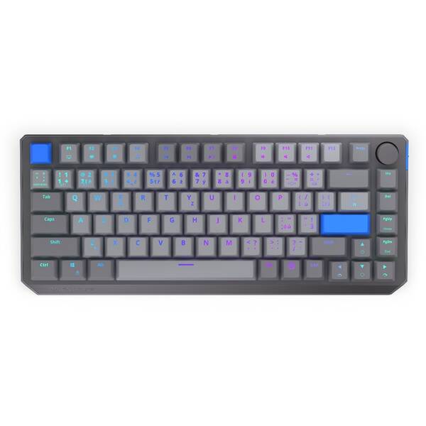 Klávesnica ENDORFY Thock V2 75% Wireless CZ sivá

