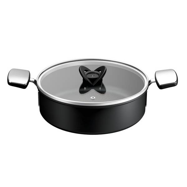 Kastról s pokrievkou Tefal G3307053, 24 cm čierny

