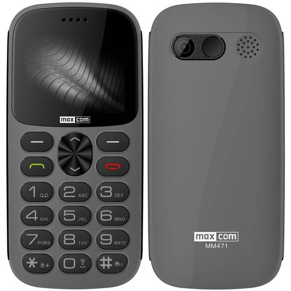Mobilný telefón MaxCom MM471 sivý

