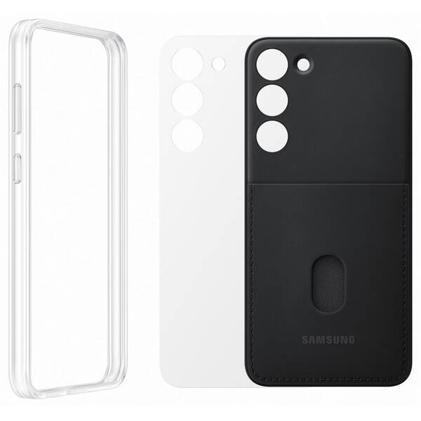 Kryt na mobil Samsung Frame na Galaxy S23+ čierny

