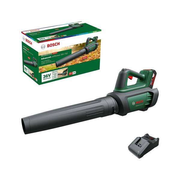 Fukár záhradný Bosch AdvancedLeafBlower 36V-750 (s batériou) 


