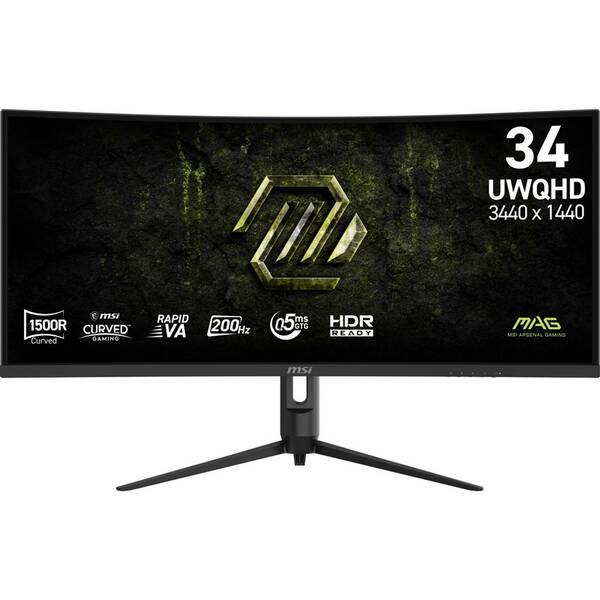 Herný monitor MSI MAG 342CQRF E20 čierny

