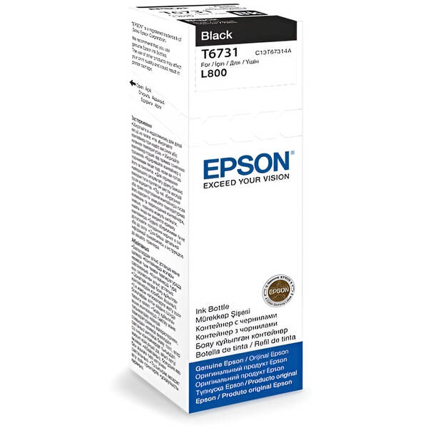 Cartridge Epson T6731, 70 ml čierna

