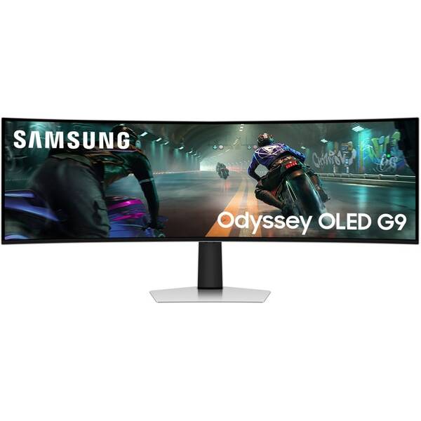 Herný monitor Samsung Odyssey OLED G9 strieborný

