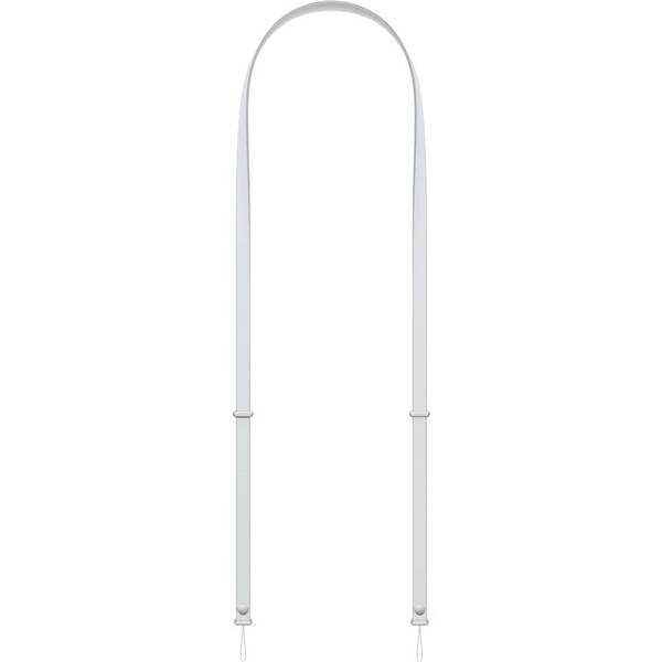 Popruh na krk Apple Crossbody - svetlo šedý 

