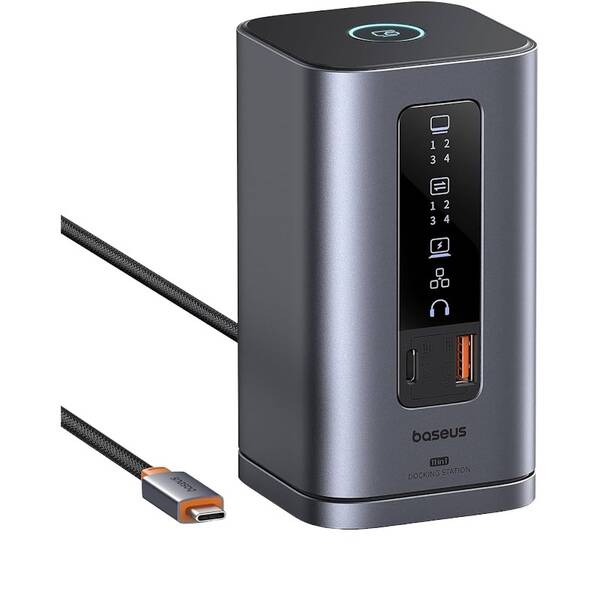 Dokovacia stanica Baseus Spacemate 11v1 RD-1, PD 100 W sivá

