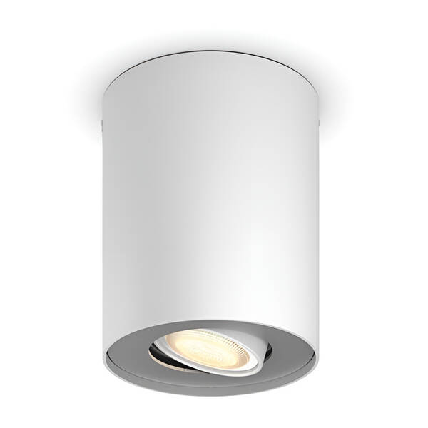 Bodové svietidlo Philips Pillar White Ambiance Spot, bez ovládača biele


