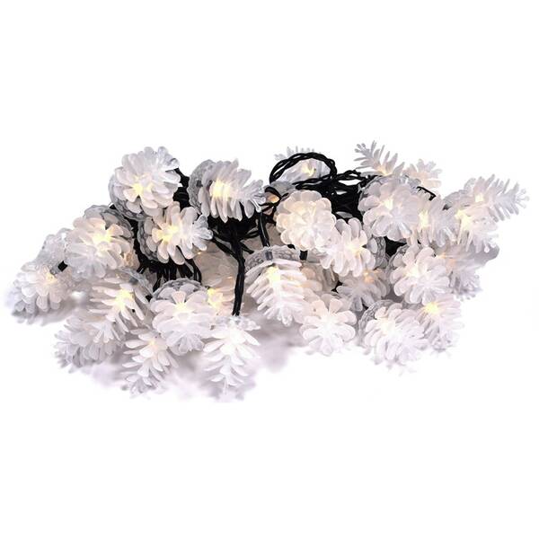Vianočné osvetlenie RETLUX RXL 371, reťaz (šišky), 80 LED, 20 m, teplá biela 

